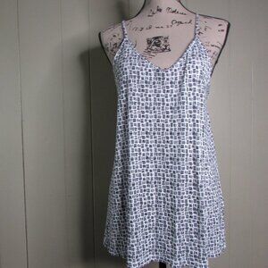 Old Navy Sleeveless Blouse M White Black